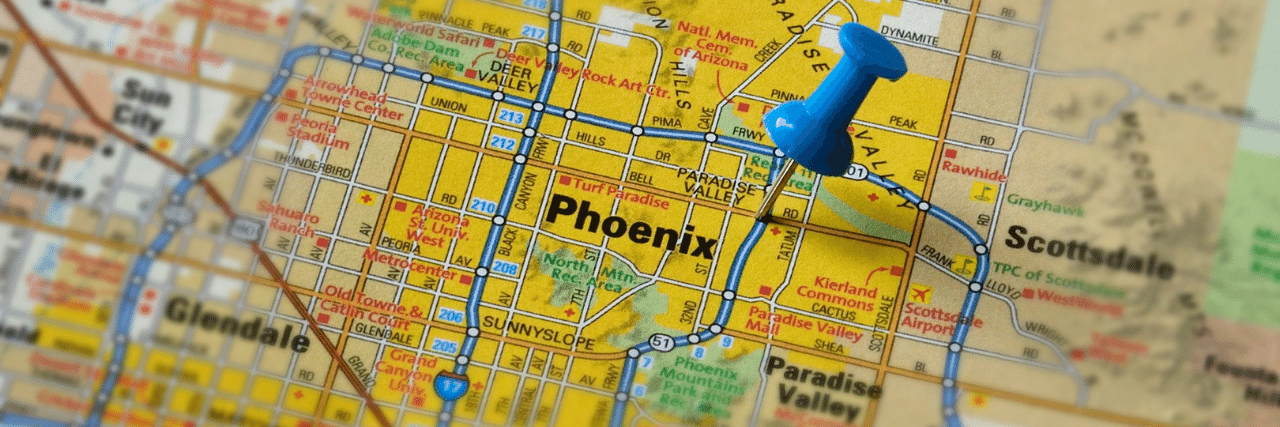 Phoenix Arizona Map 